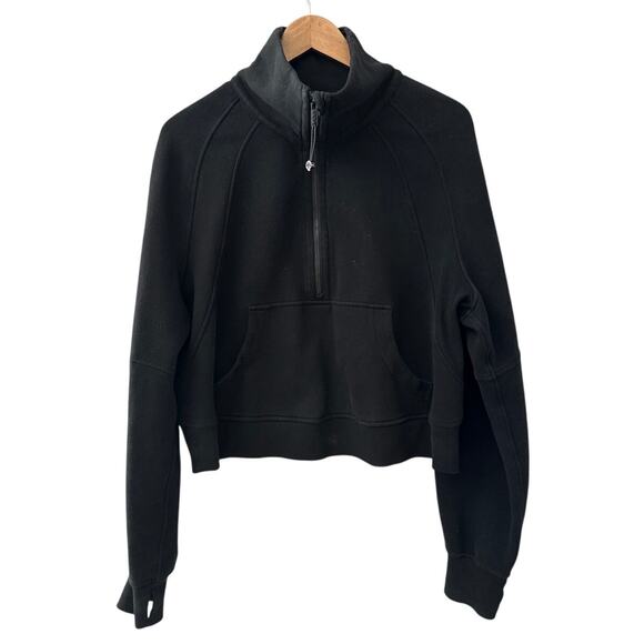 Lululemon Scuba Oversized Half-Zip Hoodie Black Size Medium/Large - Picture 12 of 12